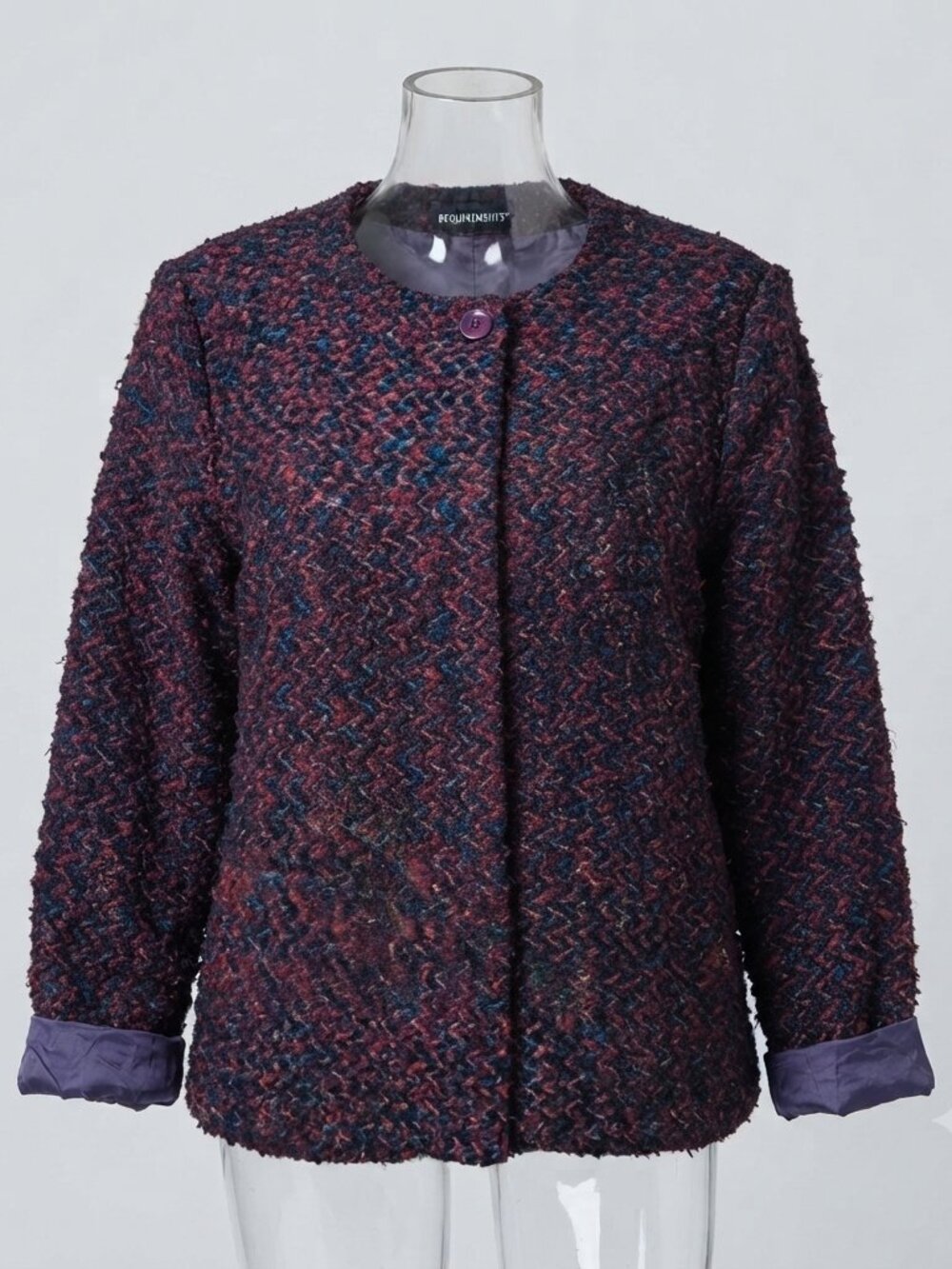 *2-4-$25* Soft Fuzzy Multicolour Ladies Open Front Cardigan Jacket Fair Conditio
